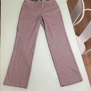 Liz Claiborne Purple and Black Checkered Pants